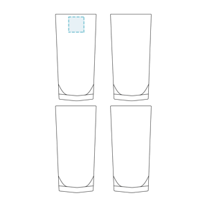 Przezroczyste kubki z poliwęglanu